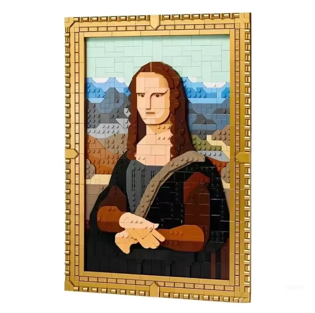 DIY Mona Lisa Building Blocks  - Photography Architecture recension och pris