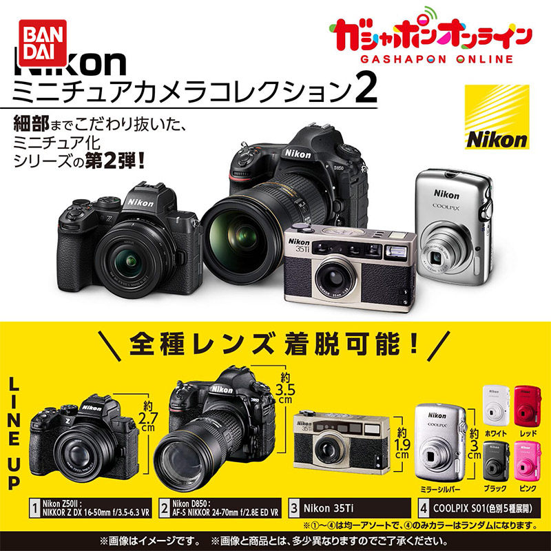 Bandai Miniature Camera Simula - Photography Anime recension och pris