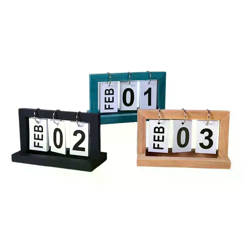 Perpetual Calendar Wooden Flip - Photography Date recension och pris