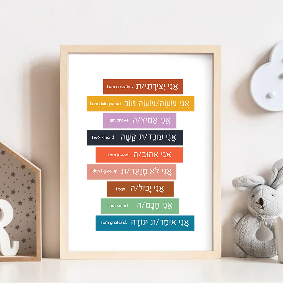 Hebrew English Inspirational P - Photography Quotes recension och pris