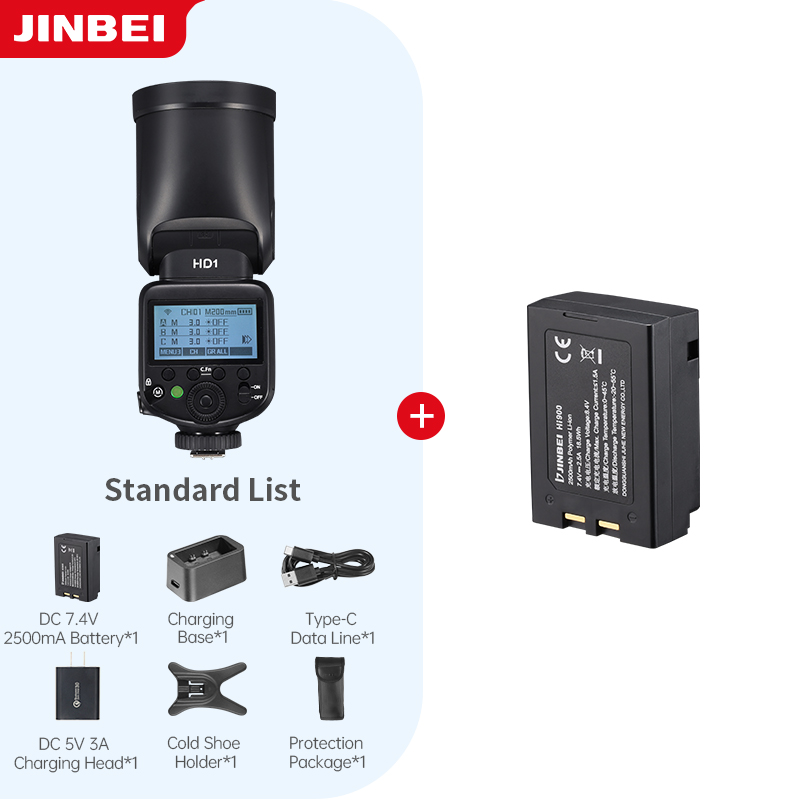 JINBEI HD-1Round-head HSS Spee - Photography Outdoor recension och pris