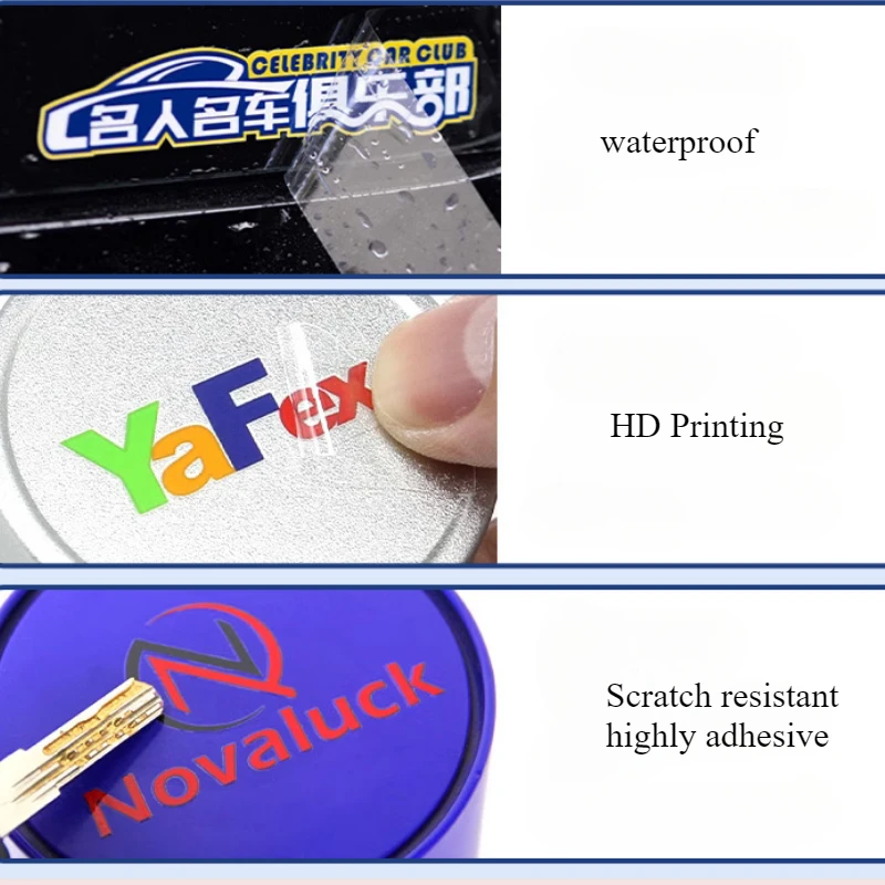 100PCS 3D Name Sticker Any Siz - Photography Logo recension och pris
