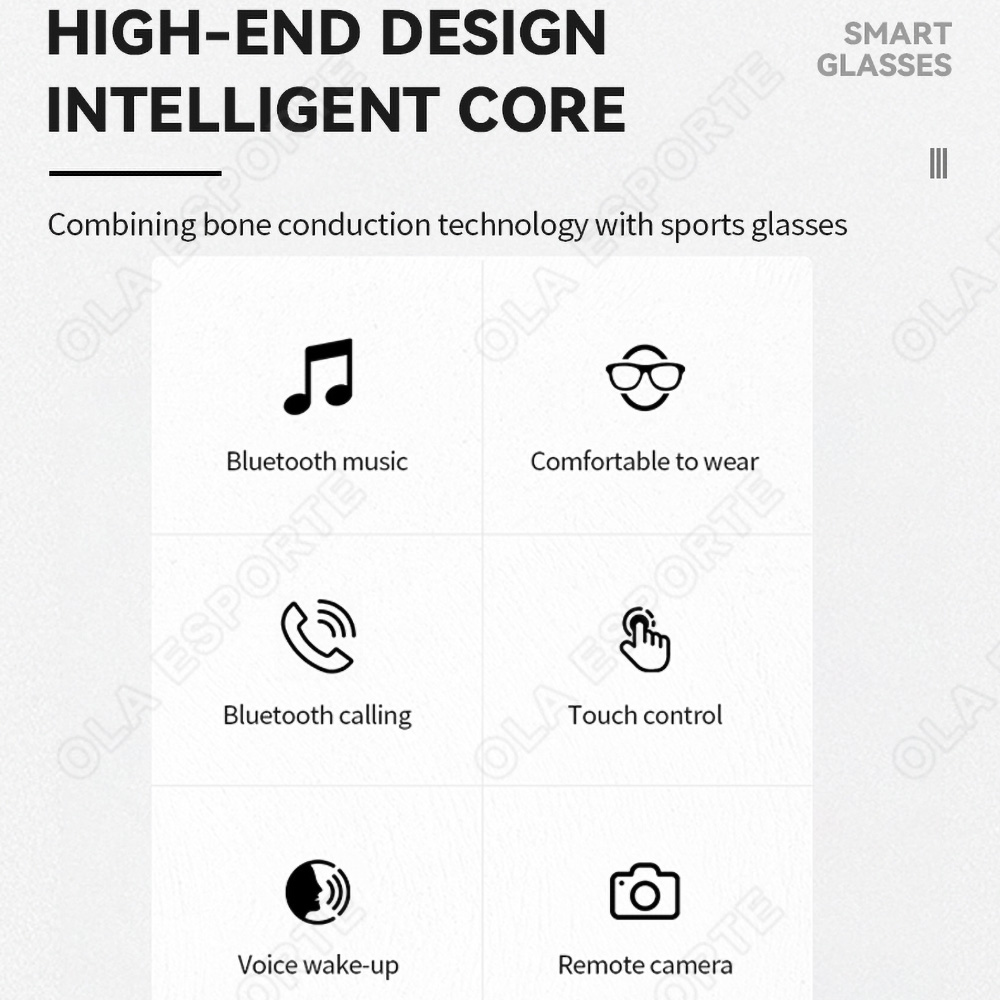 NEW Smart Glasses V5.3 Bluetoo - Photography Outdoor recension och pris