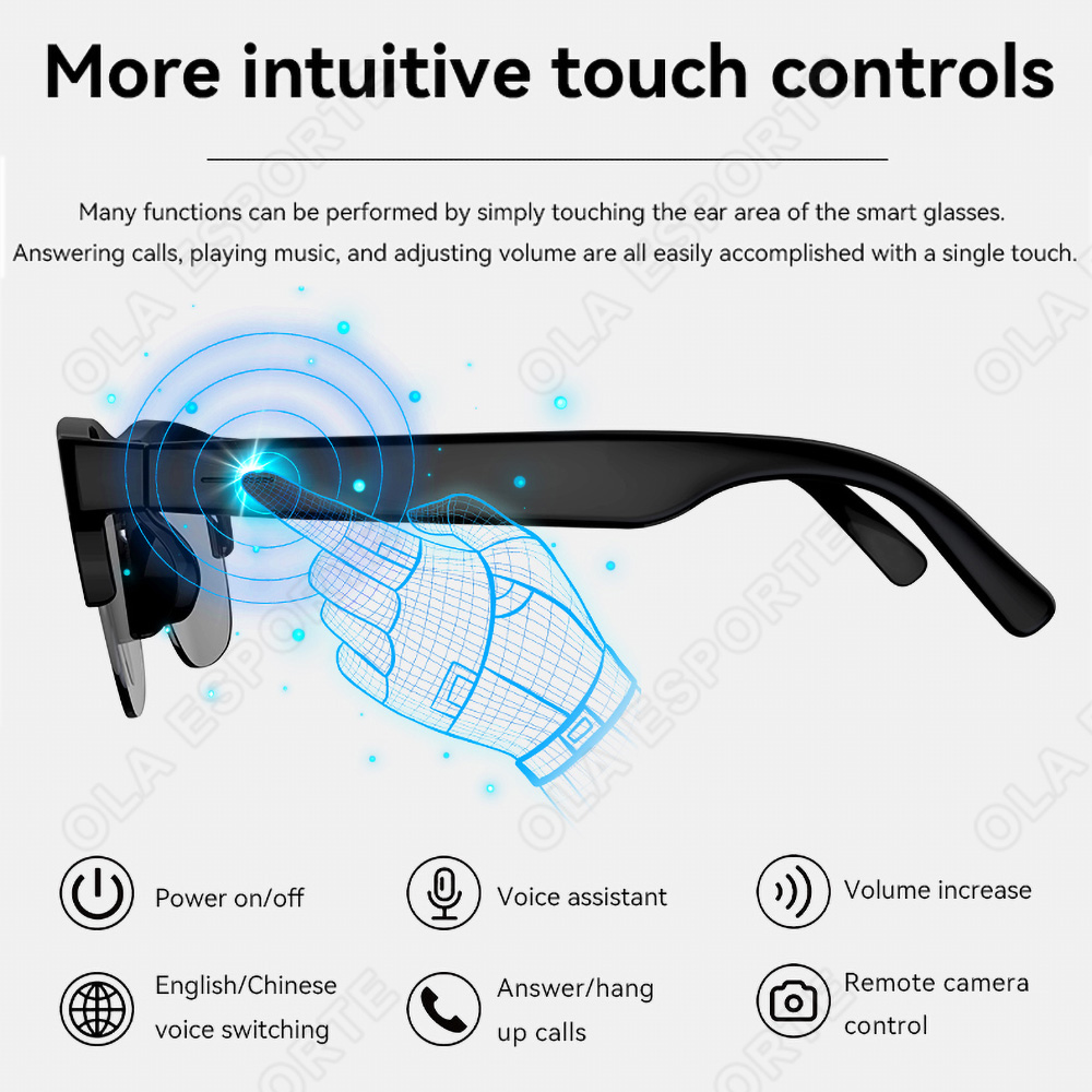 NEW Smart Glasses V5.3 Bluetoo - Photography Outdoor recension och pris
