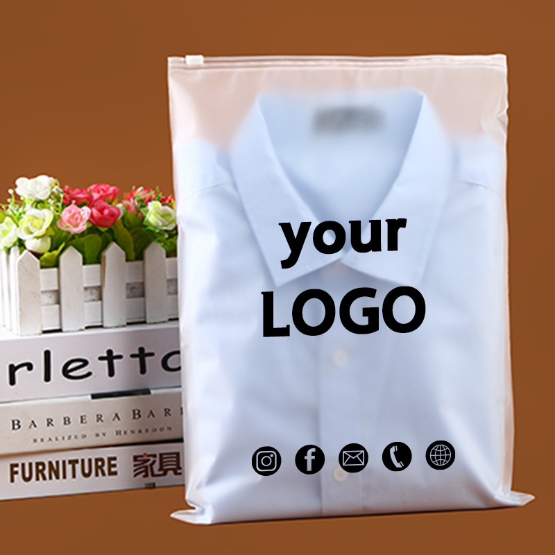 50PCSCustom Storage Frosted Zi - Photography Logo recension och pris
