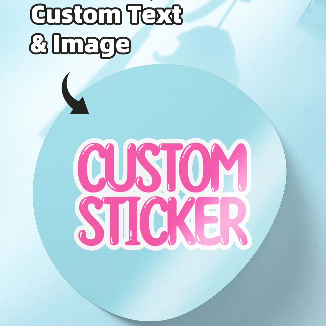 1-120PCS Custom Round Waterpro - Photography Logo recension och pris