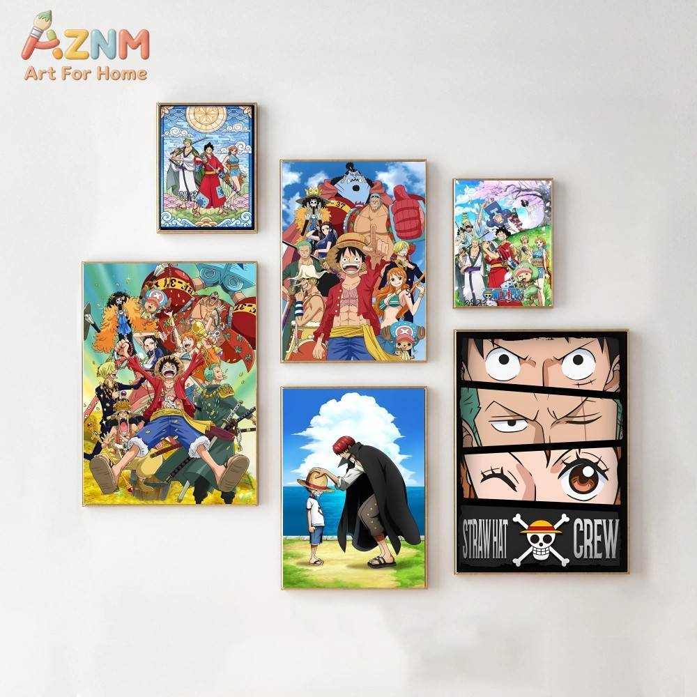 AZNM One Piece Unframed Canvas - Photography Anime recension och pris
