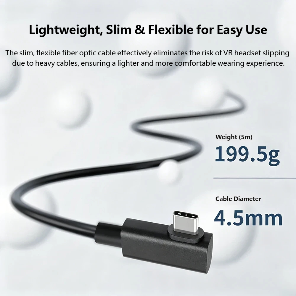 5m VR Link Fiber Optic Cable A - Photography Date recension och pris