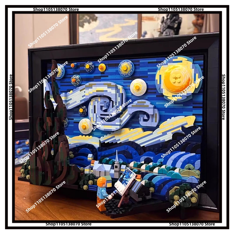 Van Gogh Starry Night 3D Build - Photography Architecture recension och pris