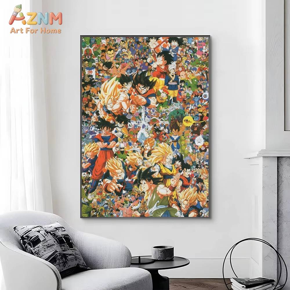 AZNM Dragon Ball Z Unframed Ca - Photography Anime recension och pris
