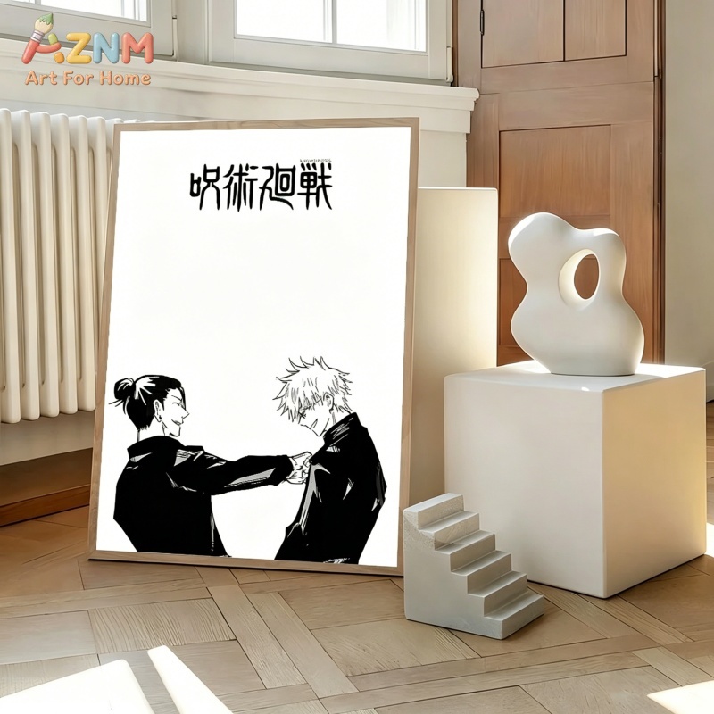 AZNM Jujutsu Kaisen Black Whit - Photography Anime recension och pris