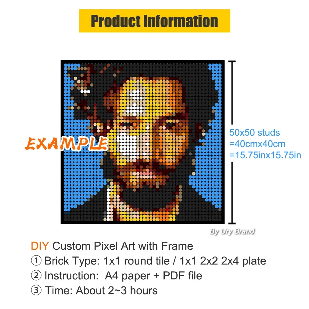 Pixel Art Custom Photo Persona - Photography Architecture recension och pris