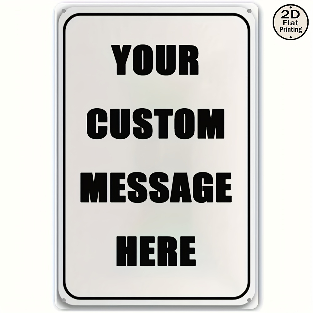 Custom Metal Tin Sign Personal - Photography Logo recension och pris