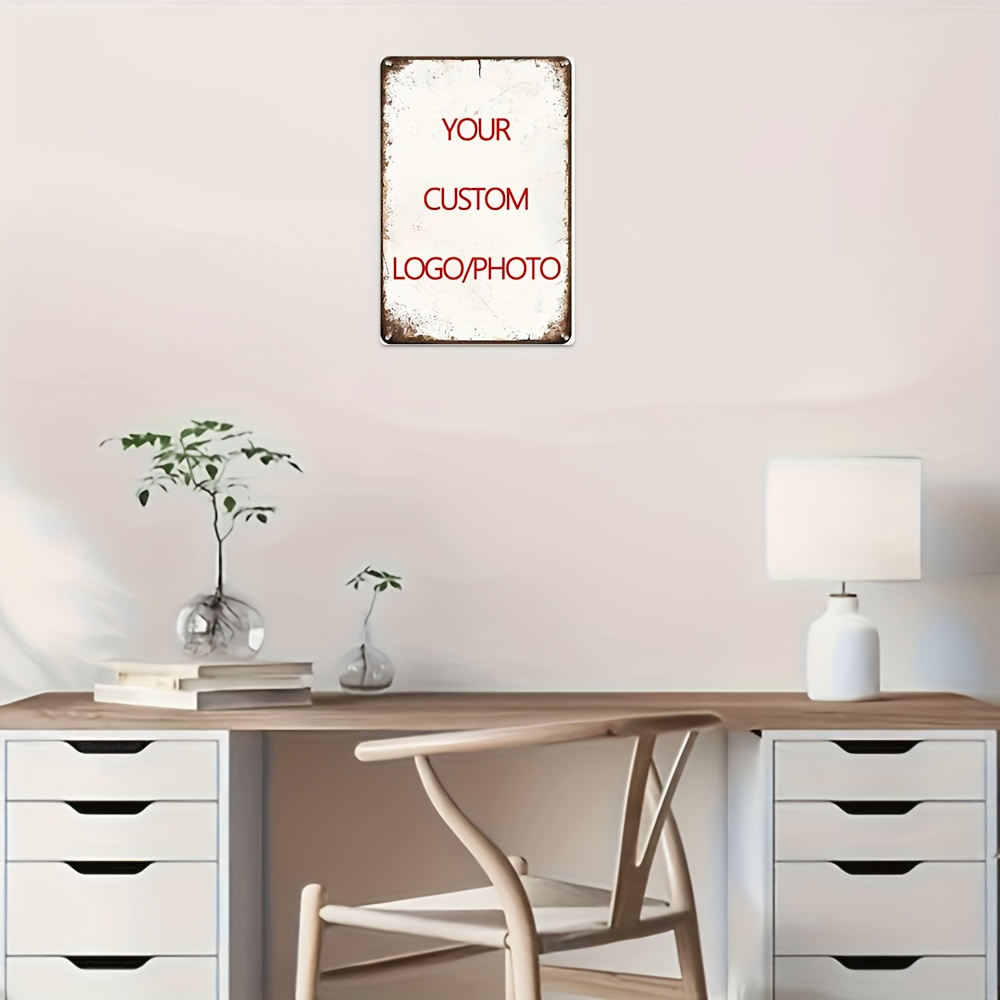 Custom Metal Tin Sign Personal - Photography Logo recension och pris