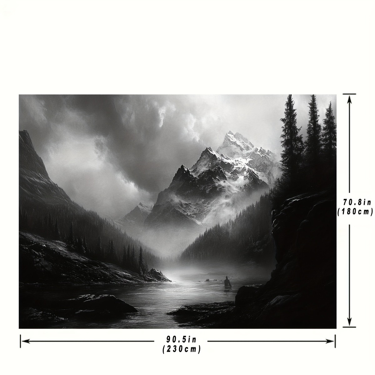 1 Stück elegante Berglandschaf - Fotografi Wedding recension och pris