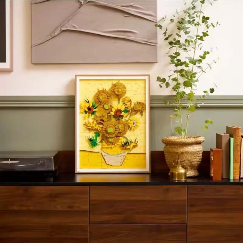 New MOC 3D Sunflower Painting  - Photography Architecture recension och pris