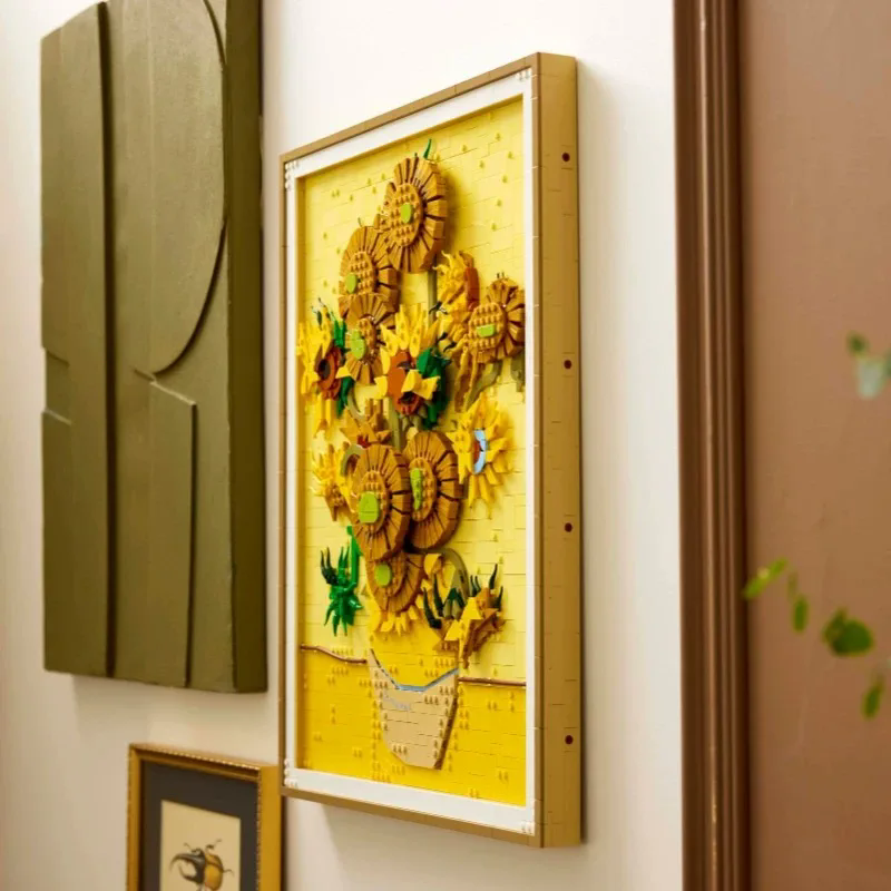 New MOC 3D Sunflower Painting  - Photography Architecture recension och pris