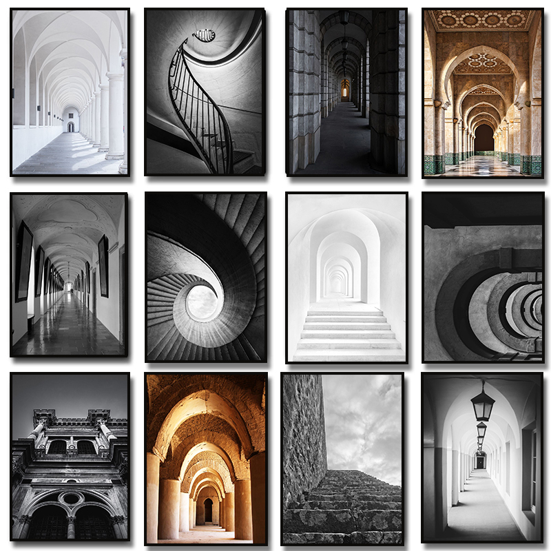 Modern Abstract Black and Whit - Photography Architecture recension och pris