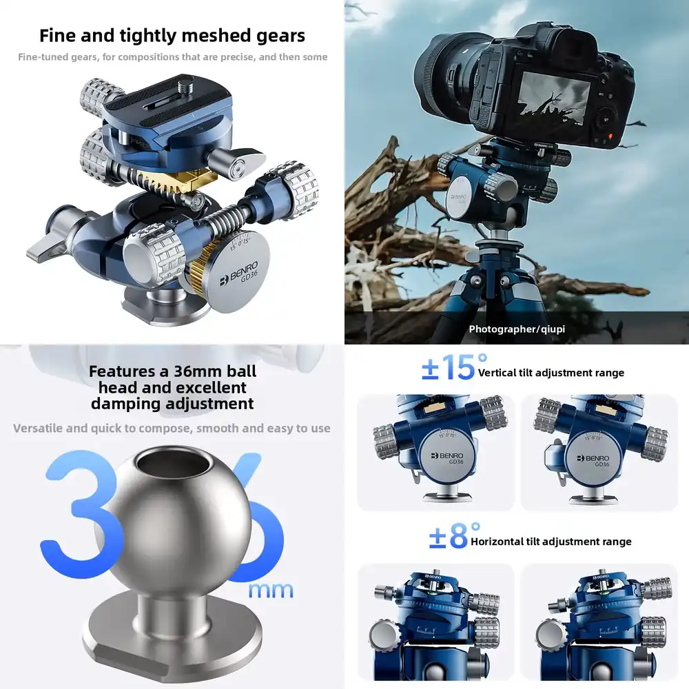 BENRO GD36PT Aluminum 3-Way Ge - Photography Architecture recension och pris