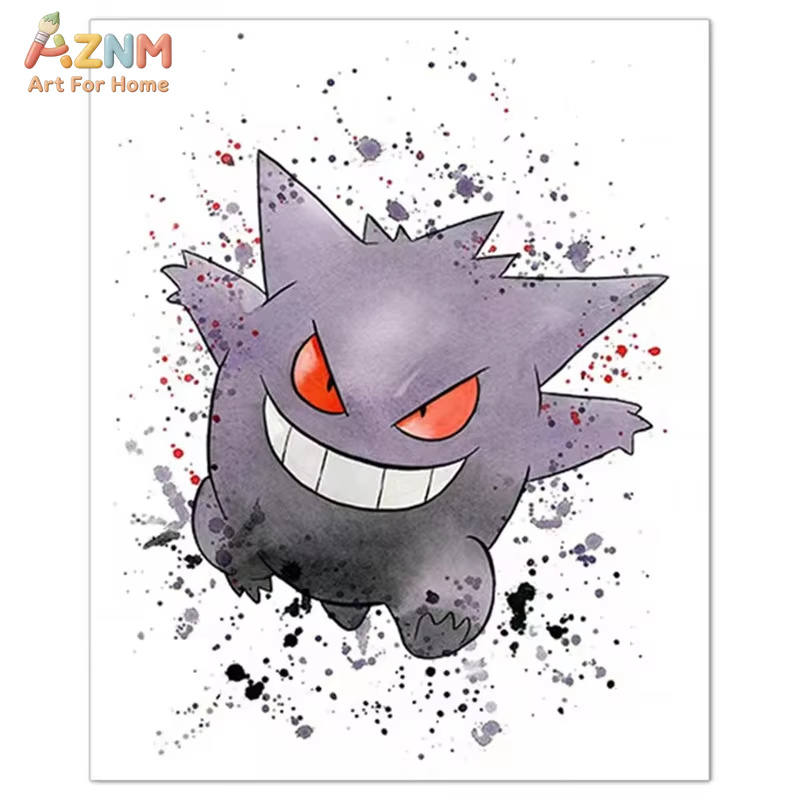 1PC ，Anime Pokemon Canvas Pain - Photography Anime recension och pris