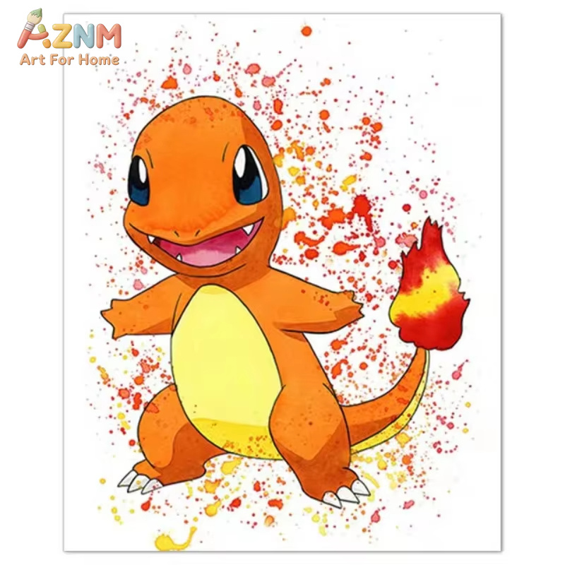 1PC ，Anime Pokemon Canvas Pain - Photography Anime recension och pris