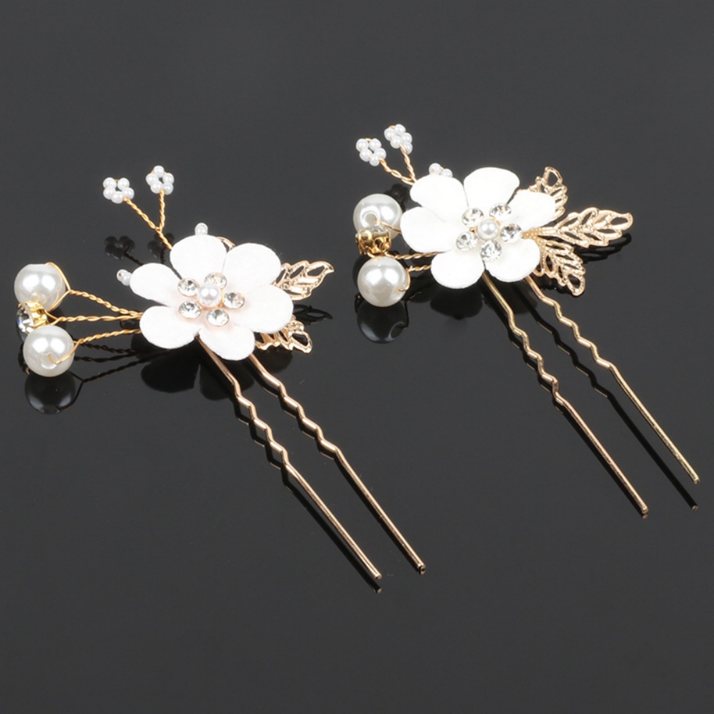 6-Piece Floral Pearl Hairpin S - Photography Date recension och pris